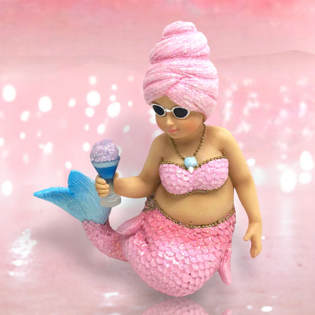December Diamonds of the Sea Ornament - Cotton Candy