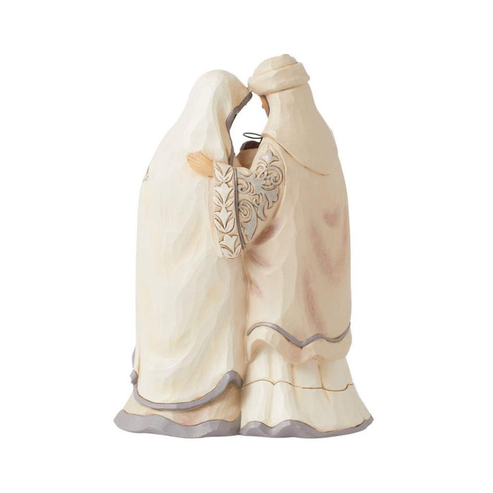 Jim Shore White Woodland Holy Family Figurine