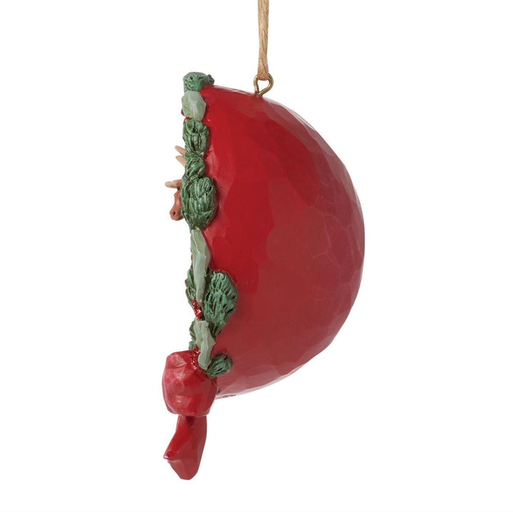 Jim Shore Santa & Deer Wreath Ornament