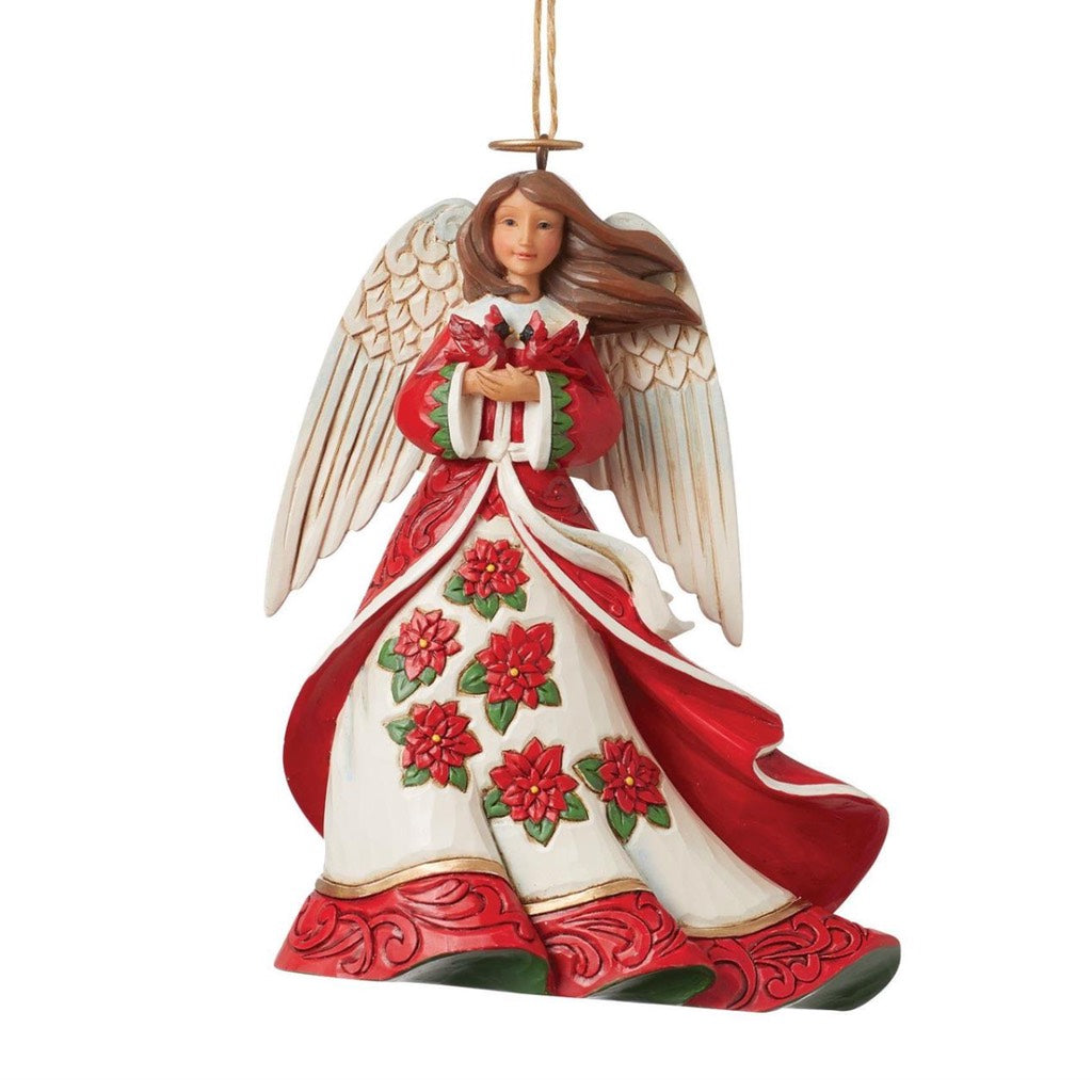 Jim Shore Christmas Angel With Cardinals Ornament – Annual Ornaments