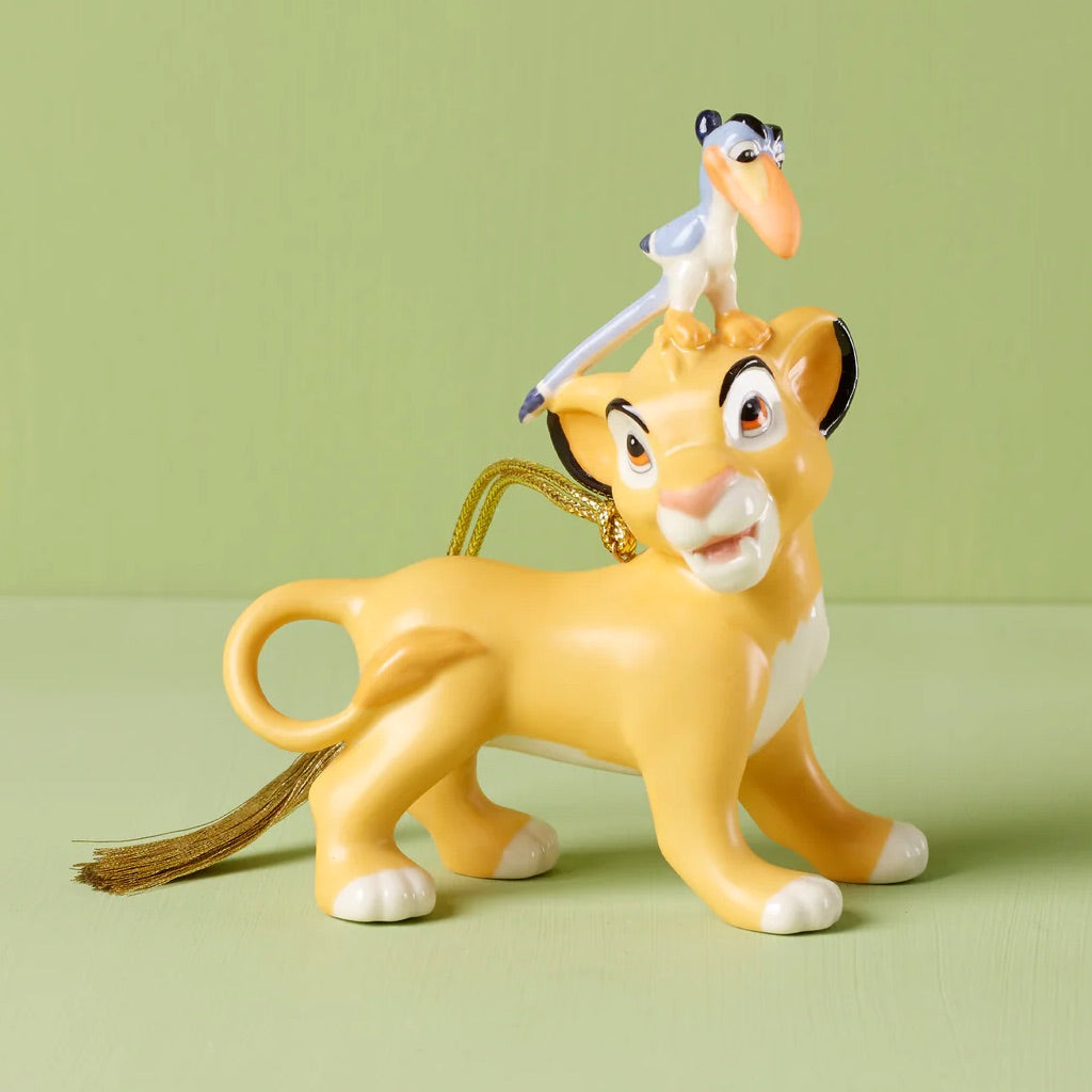 Lenox Disney Simba & Zazu Ornament – Annual Ornaments