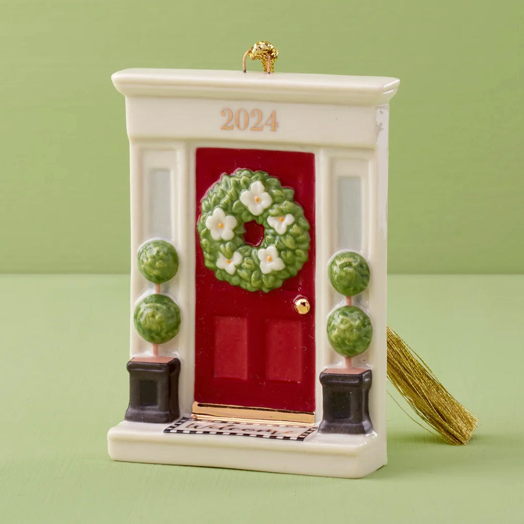 Lenox 2024 Our New Home Front Door Ornament