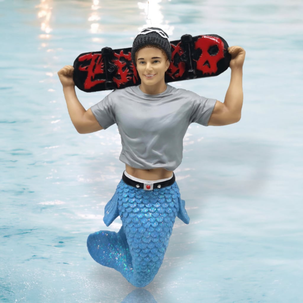 December Diamonds Merman Ornament - Sk8r Boy