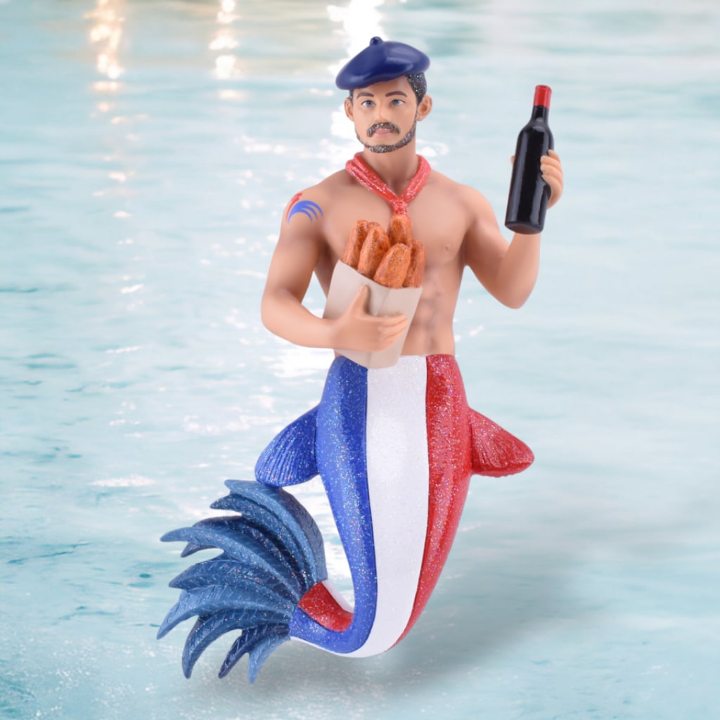 December Diamonds Merman Ornament - French Coq