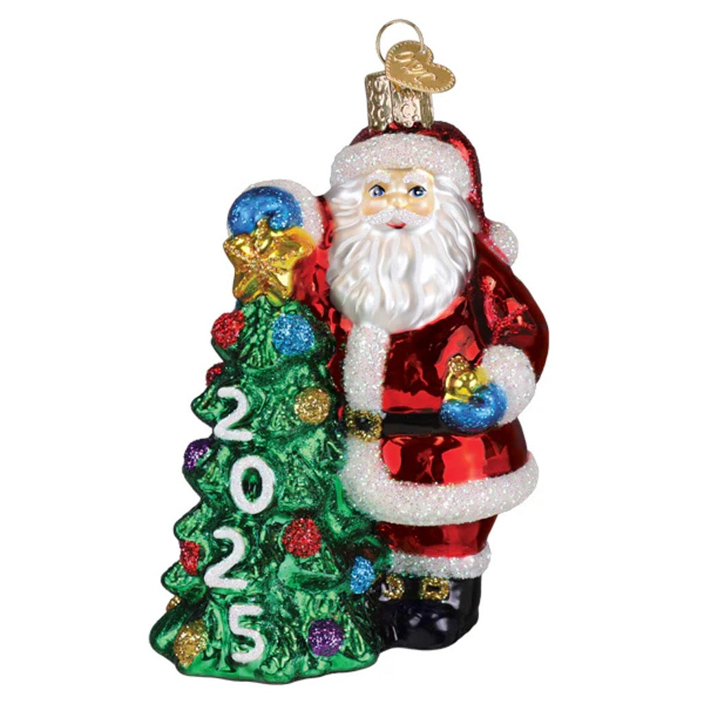 * old santa ornament ❀ かわいい サンタクロースさん Santa Revealed Ornament Old World Christmas — Studio 24E