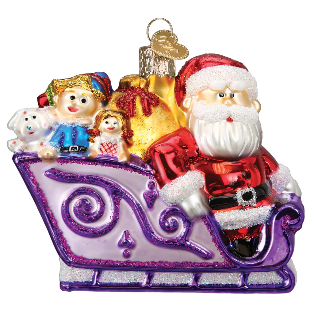 Old World Christmas Santa And Friends Ornament – Annual Ornaments