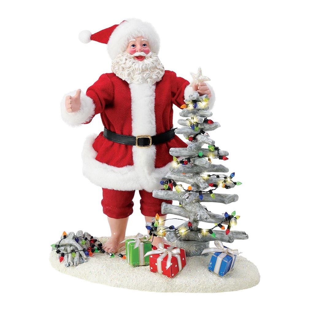 Possible Dreams Clothtique Driftwood Masterpiece Santa Figurine