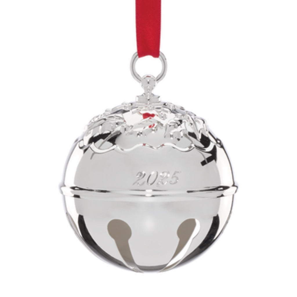 Reed & Barton 2025 Holly Bell 40th Edition Christmas Ornament