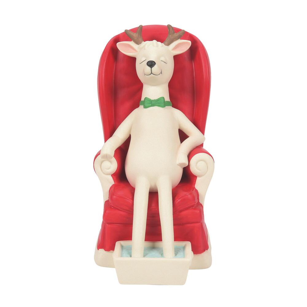 Snowbabies Santa's Reindeer R&R Figurine