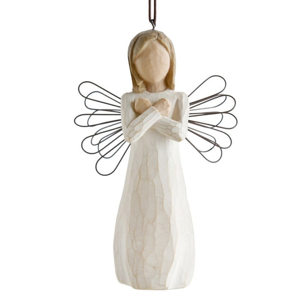 Willow Tree Sunshine Ornament – Handgeschilderd Zonneschijn Figuurtje Met Zonnebloemen