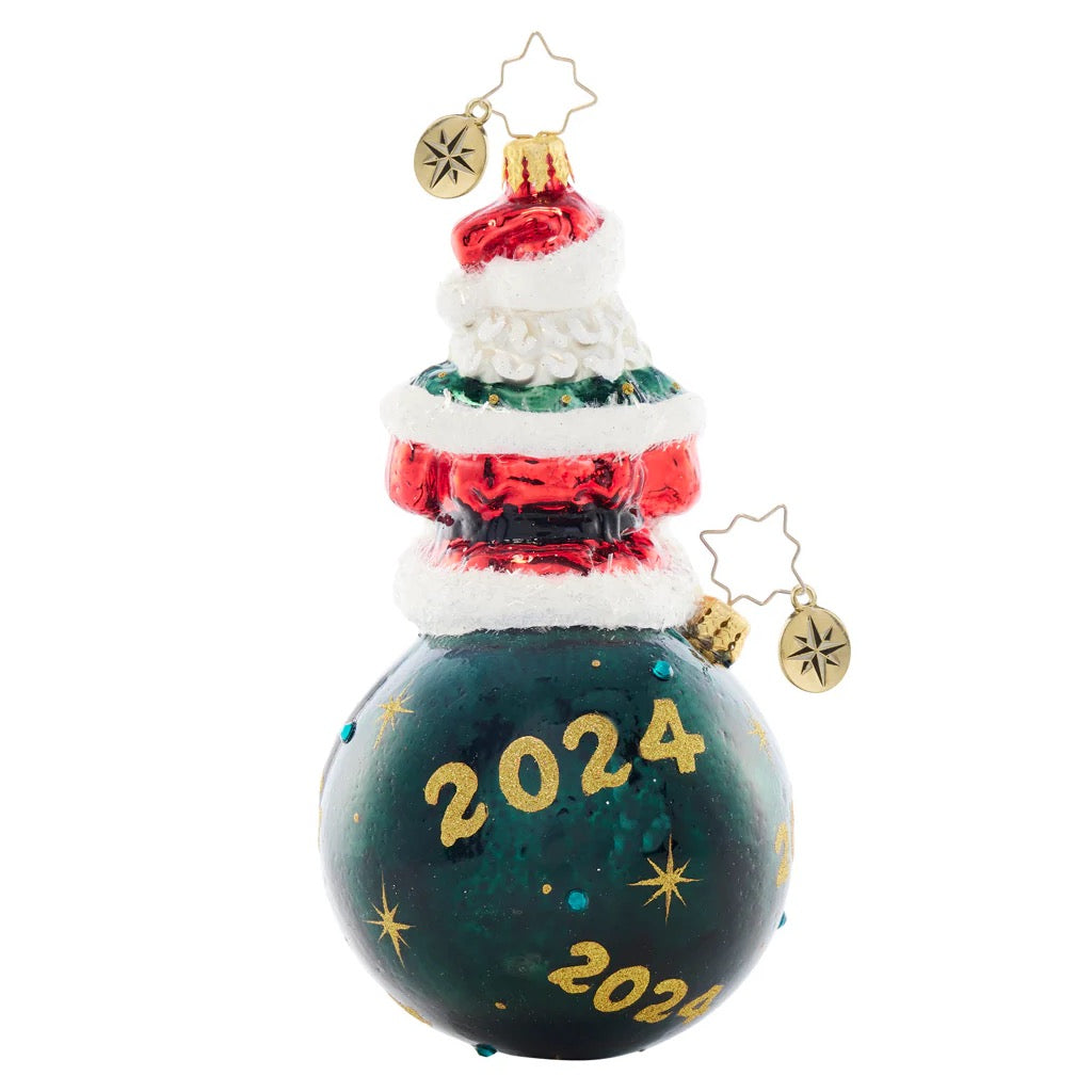 Christopher Radko 2024 Christmas Wishes Santa Ornament