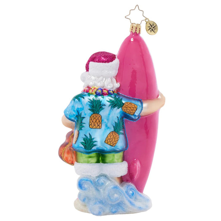Christopher Radko 2025 Island Breeze Kris Kringle Christmas Ornament