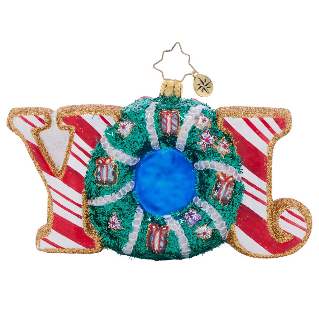 Christopher Radko Cookie Joyful Delight Santa Christmas Ornament