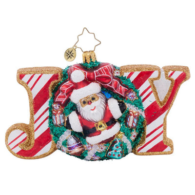 Christopher Radko Cookie Joyful Delight Santa Christmas Ornament