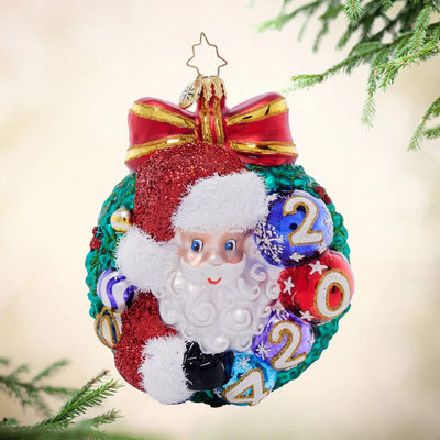 Christopher Radko Smiling Through 2024 Christmas Ornament