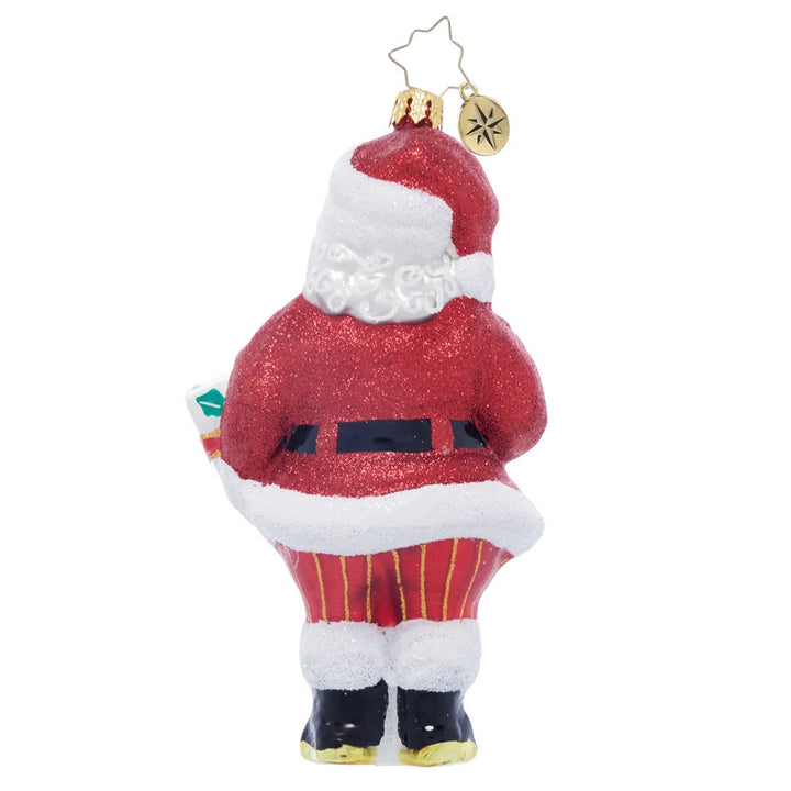 Christopher Radko Santa's Special Gift 2024 Christmas Ornament