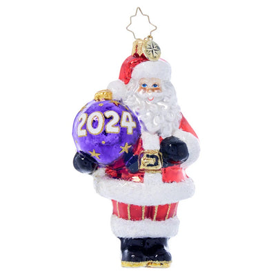 Christopher Radko Santa's 2024 Keepsake Christmas Ornament