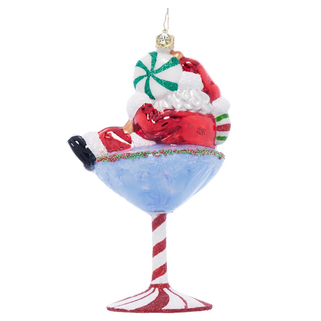 Christopher Radko Santa-Tini Christmas Ornament