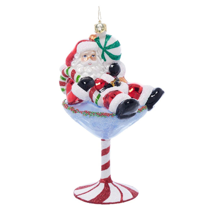 Christopher Radko Santa-Tini Christmas Ornament