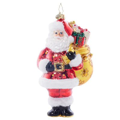 Christopher Radko Santa's Merry Delivery Christmas Ornament