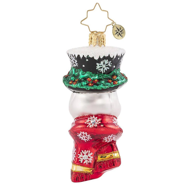 Christopher Radko A Snowman Worth Flocking To Gem Christmas Ornament