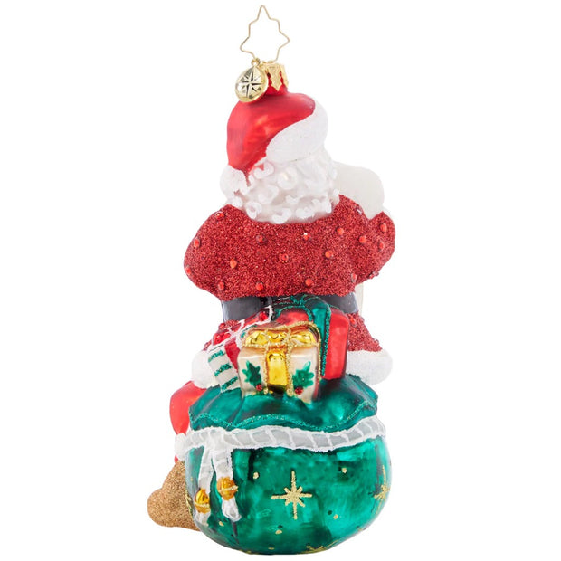 Christopher Radko Holly Jolly New Year 2023 Christmas Ornament