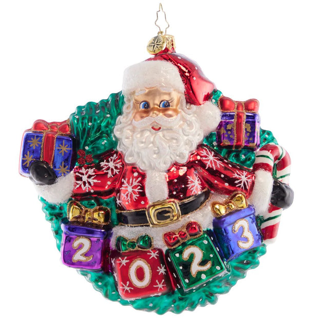 Christopher Radko Yearly Salutations 2023 Christmas Ornament