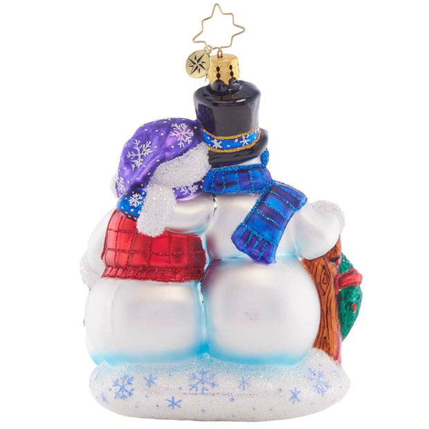 Christopher Radko Snow In The Family Christmas Ornament