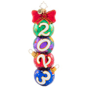 Christopher Radko Have A Ball 2023 Christmas Ornament