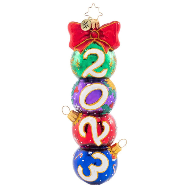 Christopher Radko Have A Ball 2023 Christmas Ornament
