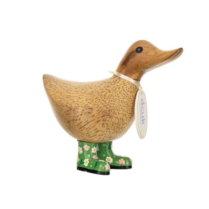 DCUK Floral Boots Ducky Figurine