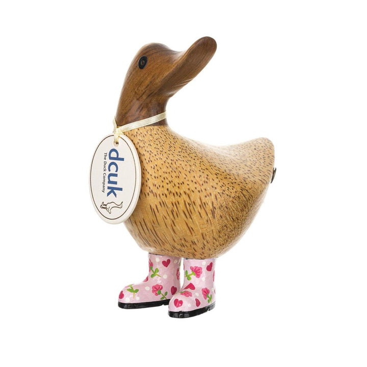 DCUK Floral Boots Ducky Figurine