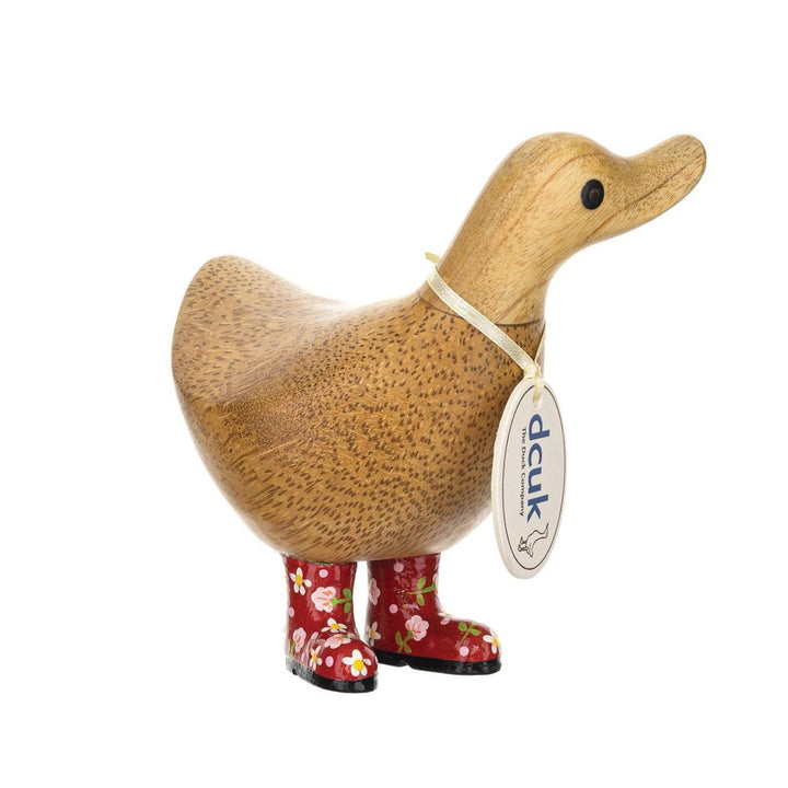 DCUK Floral Boots Ducky Figurine