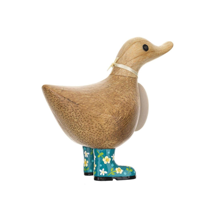 DCUK Floral Boots Ducky Figurine