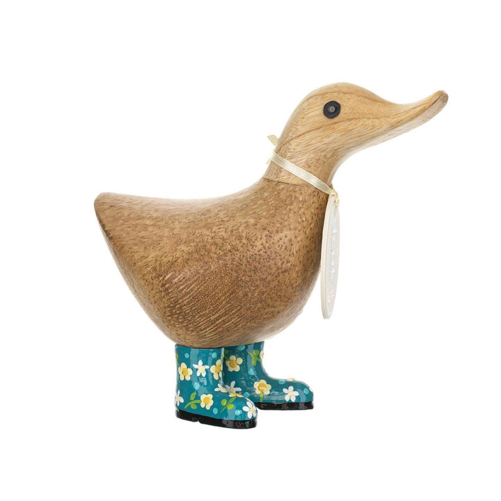 DCUK Floral Boots Ducky Figurine