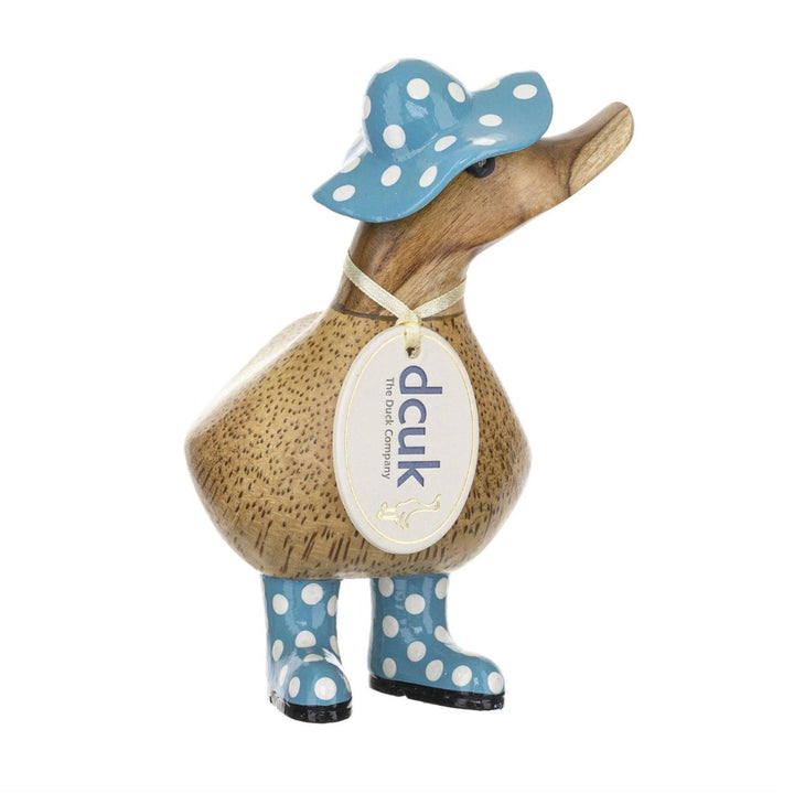 DCUK Spotty Hat & Boots Ducky Figurine