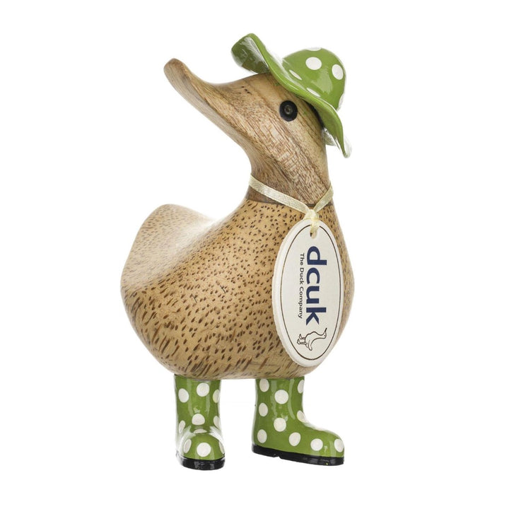 DCUK Spotty Hat & Boots Ducky Figurine