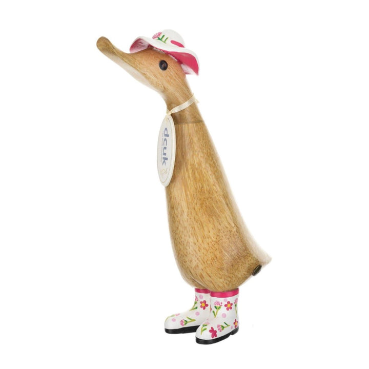 DCUK White Hat & Boots Duckling Figurine