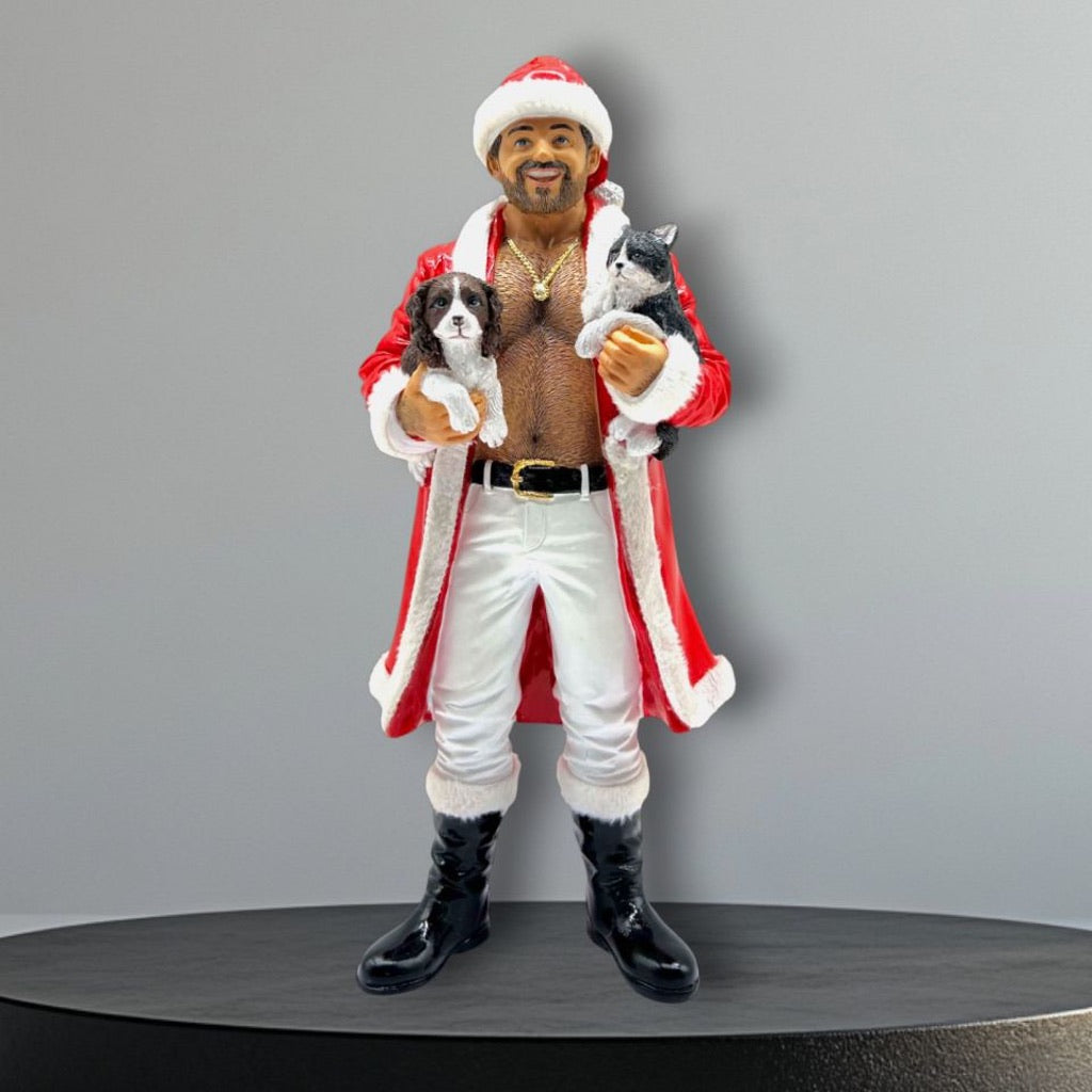 December Diamonds Poke The Bear Ornament - Puss N' Paws Santa Bear