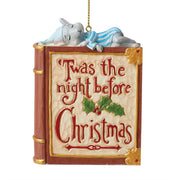 Jim Shore Christmas Twas The Night Book With Mouse Ornament