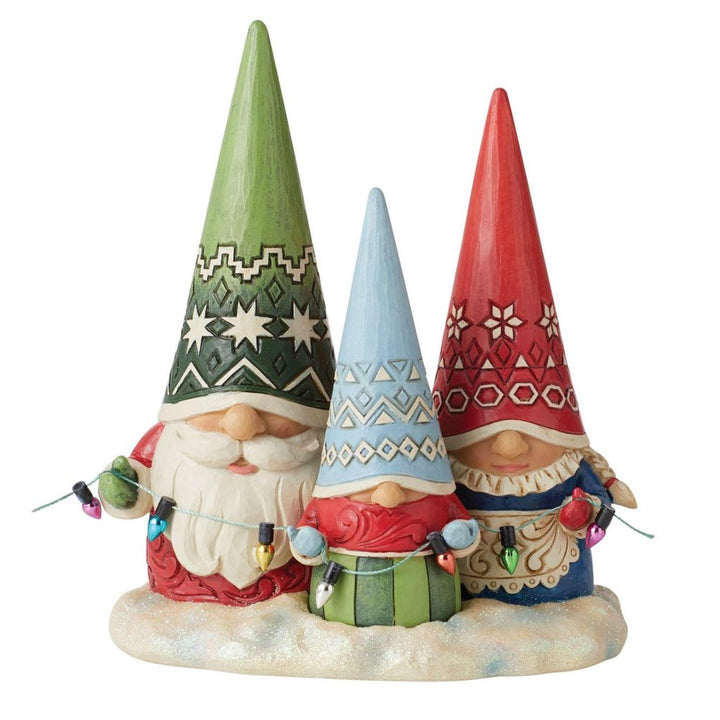Jim Shore Christmas Gnome Family Figurine
