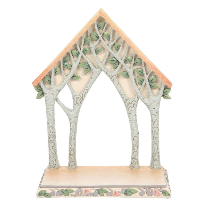 Jim Shore White Woodland Holy Family Creche Figurine Set