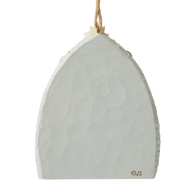 Jim Shore White Woodland 2023 Nativity Ornament