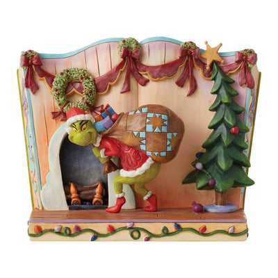 Jim Shore Grinch Stealing Presents Story Figurine