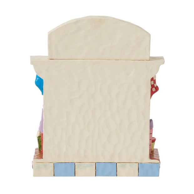 Jim Shore Grinch Peeking Out of Fireplace Figurine