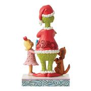 Jim Shore Grinch Max & Cindy Giving Gift to Grinch Figurine