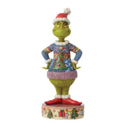 Jim Shore Grinch Wearing Ugly Sweater Figurine