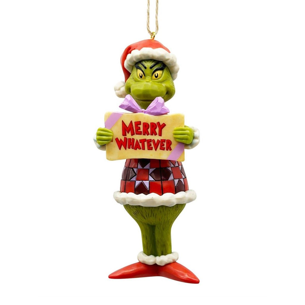 Grinch Merry Whatever PVC Ornament