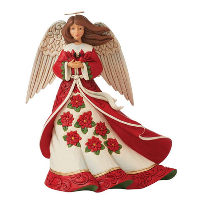 Jim Shore Red Christmas Angel Figurine