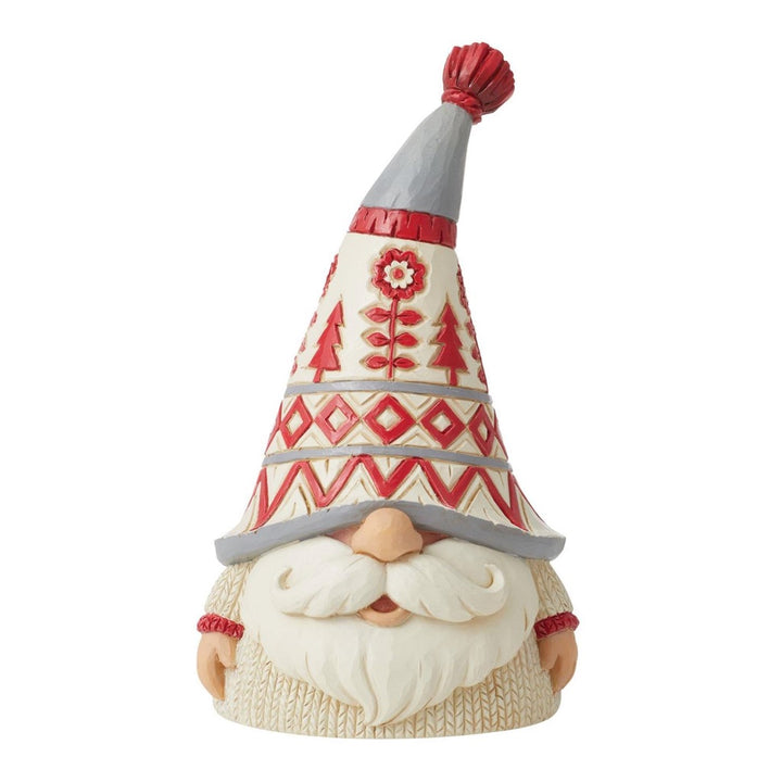 Jim Shore Nordic Noel Gnome In Sweater Figurine